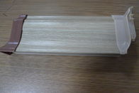 High Impact Resistant PVC Laminate Flooring Skirting Board 500G / M Anti - Insect