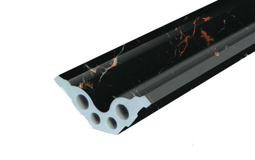 Internal Corner PVC Foam Profile / Moisture Proof PVC Faux Marble Frame