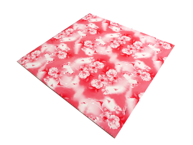 Commerical Artistic PVC Ceiling Boards Transfer Printing Impact Resistant
